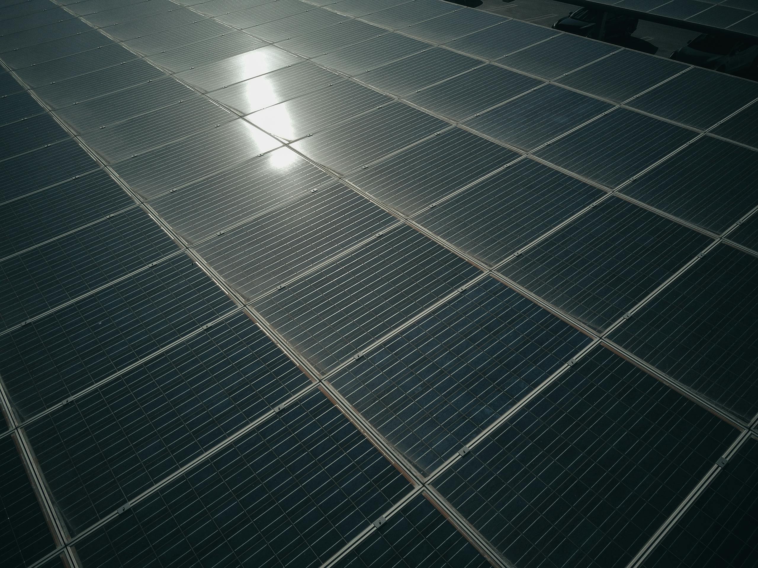 Commercial solar array in Central Florida