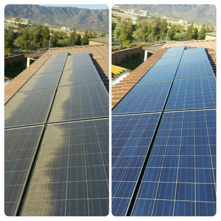 panel solar cleaning